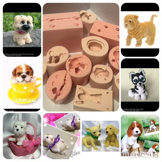 Силиконовые формы для мыла