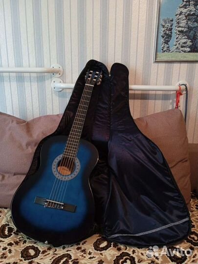 Гитара с чехлом, утепленным