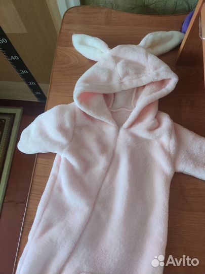 Плюшевый комбинезон для девочки 62 размер