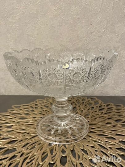 Хрустальная Ваза для фруктов/конфет Bohemia