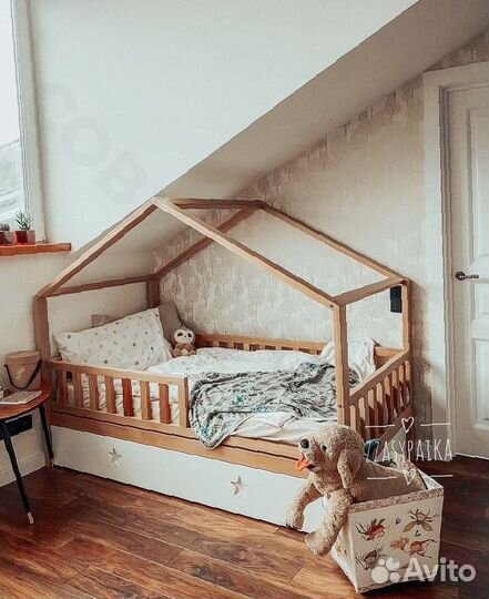 Детская кровать домик от 3 лет