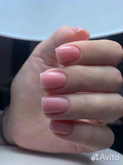 Маникюр и гель лак наращивание ногтей