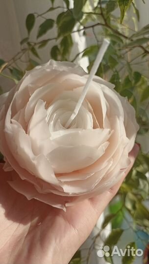 Свечи цветы ручной работы