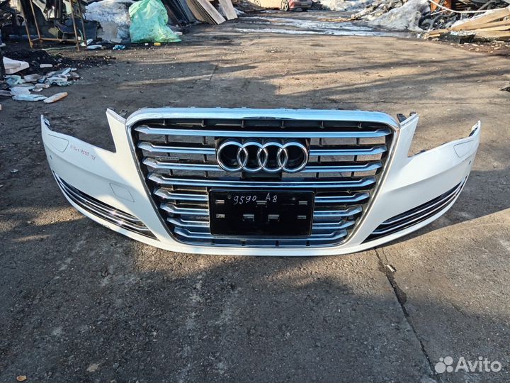 Бампер передний audi a8 d4 дорестайлинг