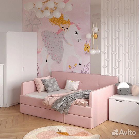 Детская мягкая кровать