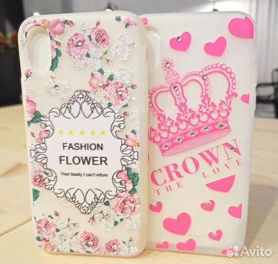 Чехлы со стразами iPhone X