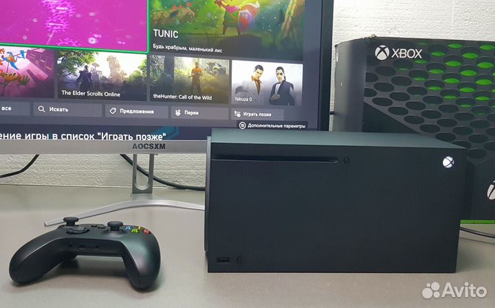 Игровая приставка Xbox Series X рст + 400 игр