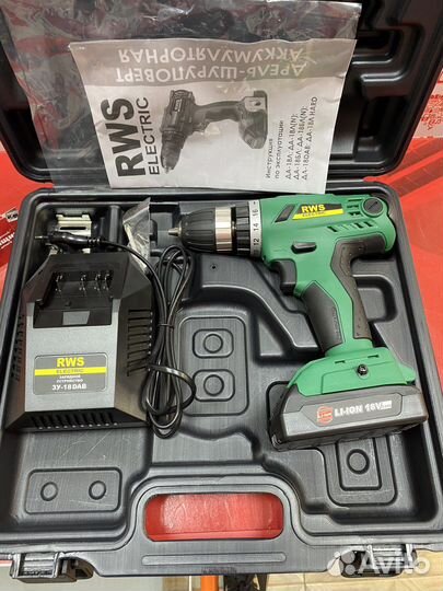 Дрель шуруповерт RWS да-18 DAB 18B om01