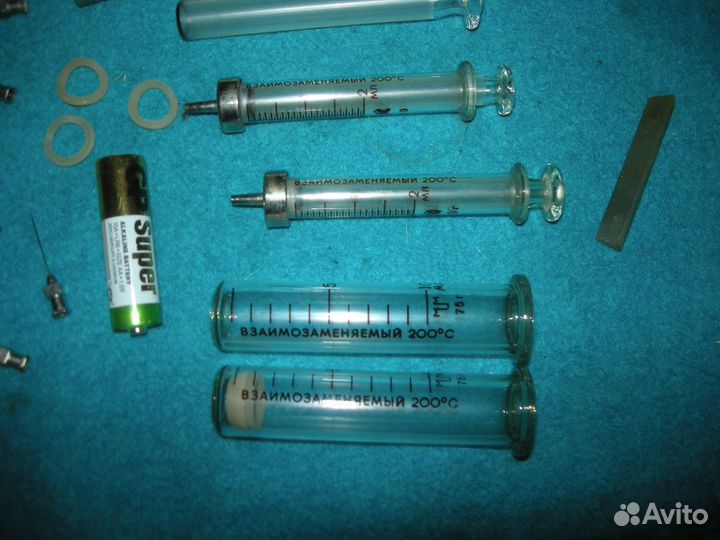 Шприцы многоразовые СССР бикс одним лотом