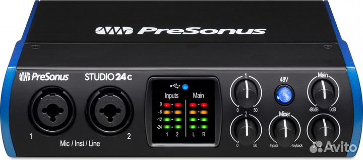 Аудио интерфейс Presonus Studio 24c