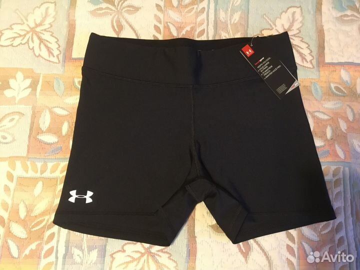 Тайтсы женские under armour новые Черные и красные