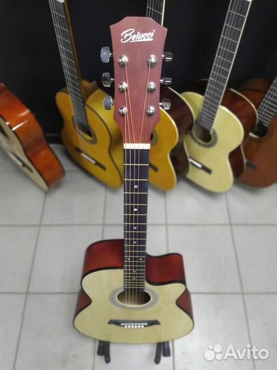 Гитара Натуральная Матовая Акустика 40’ Новая