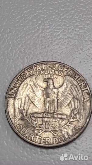 Монета перевертыш либерти 1967года