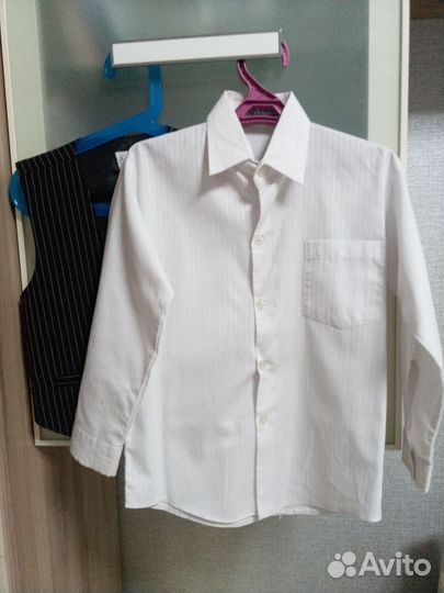 Костюм брюки, жилет, рубашка 98