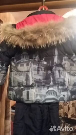 Зимний набор (куртка, комбинезон, шапка)