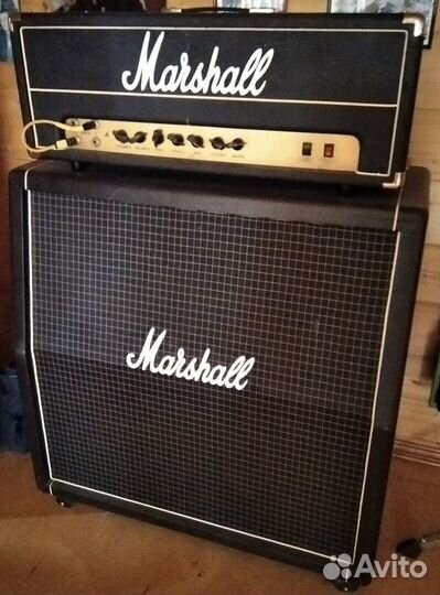 Усилитель Маршалл 200 Вт, Голова + Кабинет