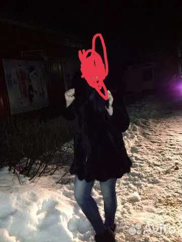 Шуба мутоновая с капюшоном