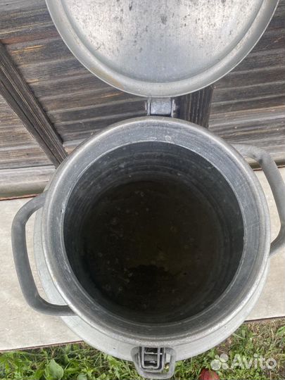 Фляга алюминиевая 40 л и бак для воды для бани