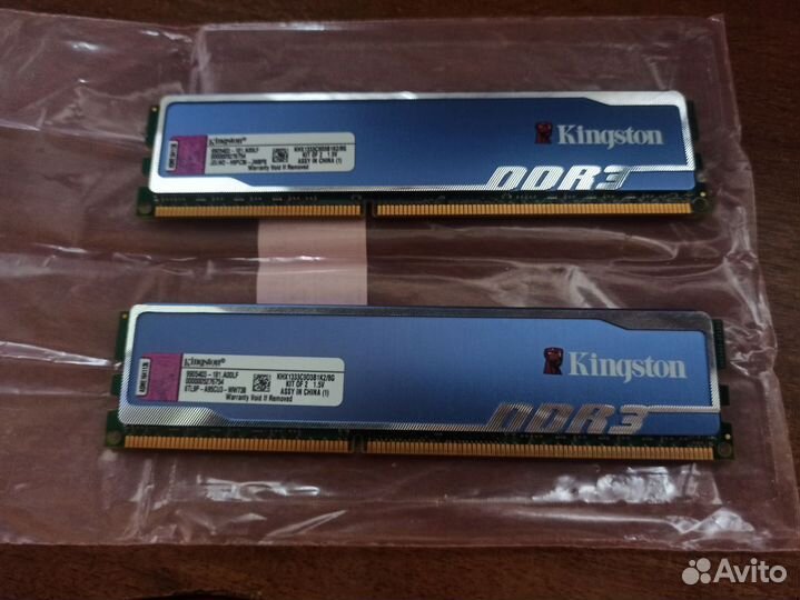 Kingston HyperX Blu 8GB 2x4GB 1333 MHz DDR3 ддр3