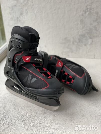 Коньки хоккейные nordway 39р, бу 3 раза