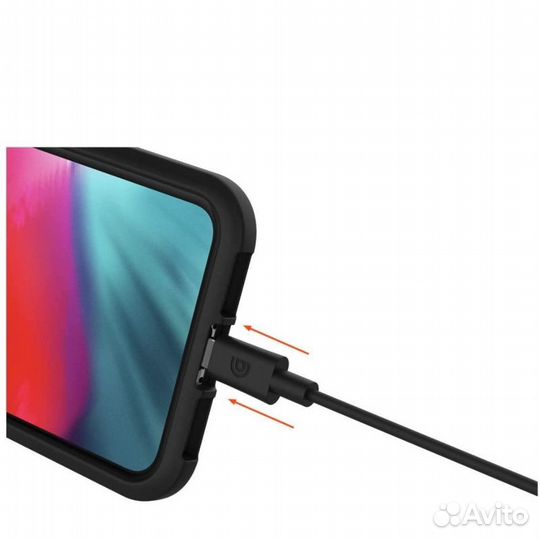 Кабель Griffin USB-C/Lightning Cable 1.2m Black