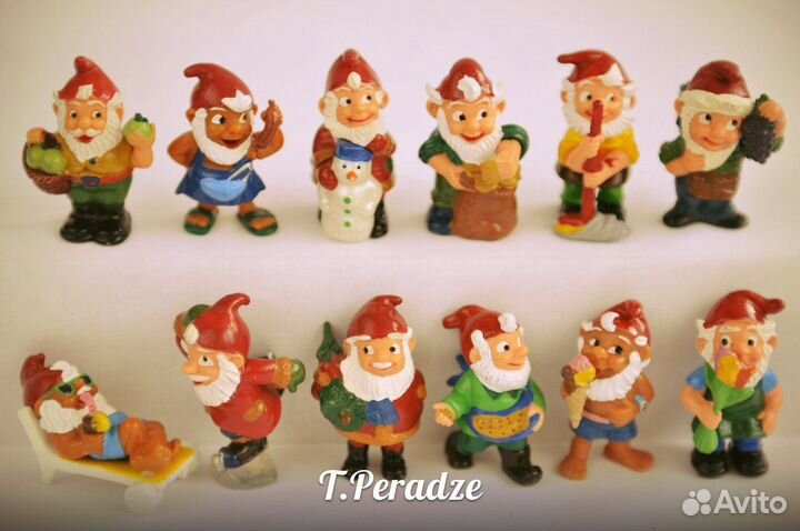 Серия Гномы мастеровые и другие серии из киндеров