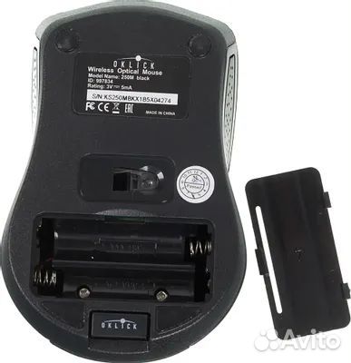 Комплект (клавиатура+мышь) Oklick 250M, USB, беспр