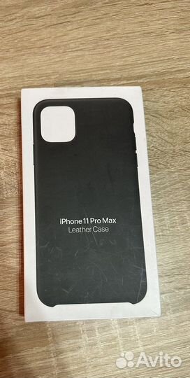 Чехол на iPhone 11 pro max кожаный