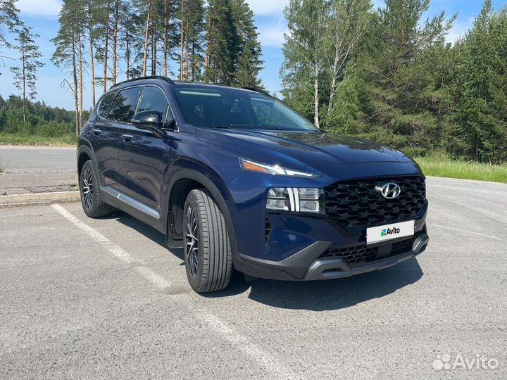 Hyundai Santa Fe 2.5 AT, 2021, 30 000 км