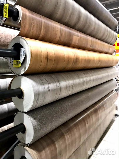 Новый линолеум. Замер. Показ образцов у вас дома