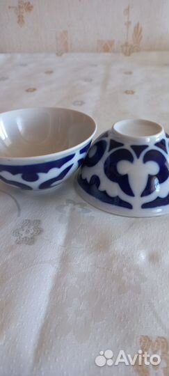 Пиалы, молочник фарфор СССР