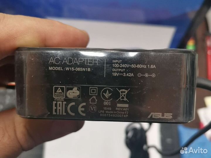 Блок питания для ноутбука asus 19v