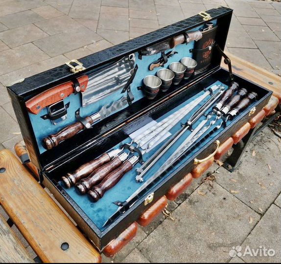 Набор для пикника шашлычный набор шампура