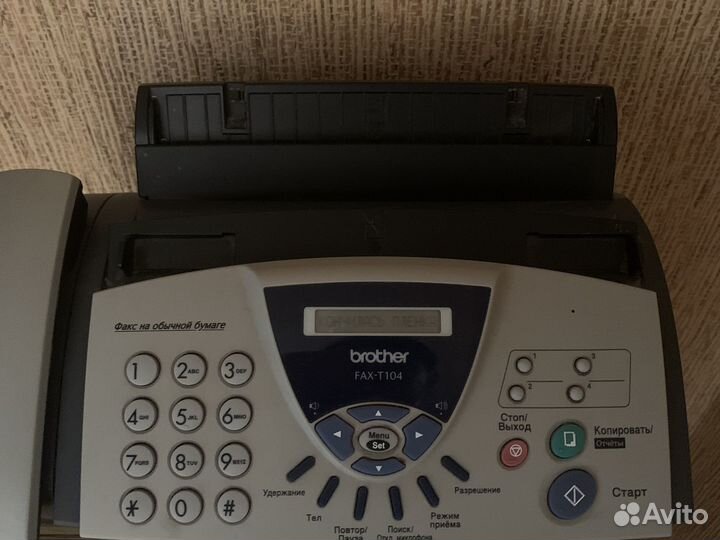 Факс brother fax-t104