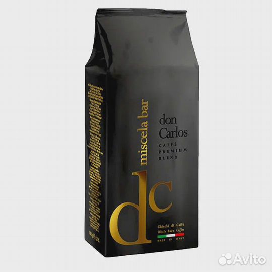 Кофе в зернах Carraro Don Carlos 1кг