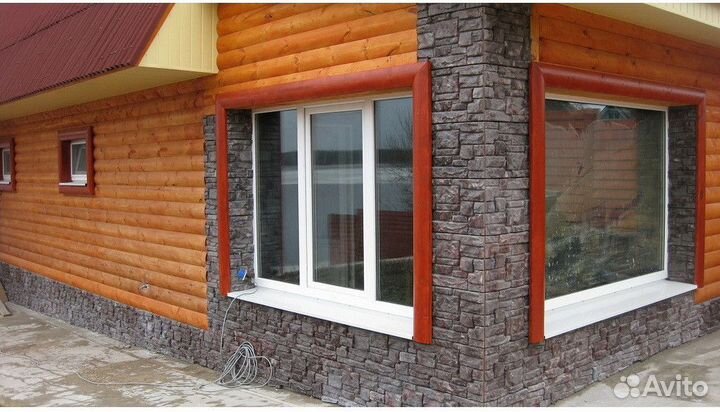 Панели для отделки фундамента и цоколя