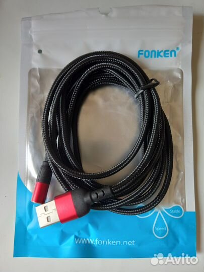 Магнитный зарядный кабель USB