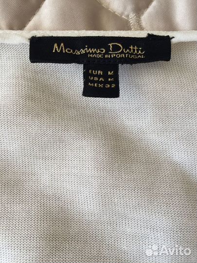 Блуза хлопок/лиоцелл, лен трикотаж Massimo Dutti