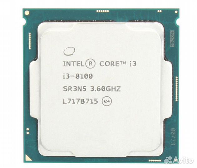 Процессор Intel Core i3-8100 SR3N5 3.60 GHz