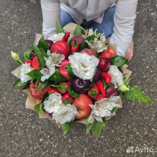 Букеты из фруктов и овощей