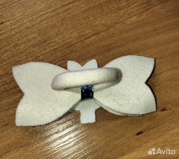 Заколка для волос на резинке бант лол