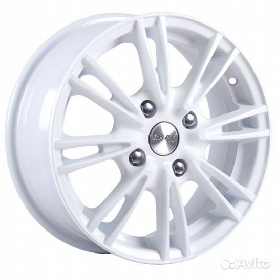 R14 4x100 5,5J ET45 D67,1 Скад Пантера Белый