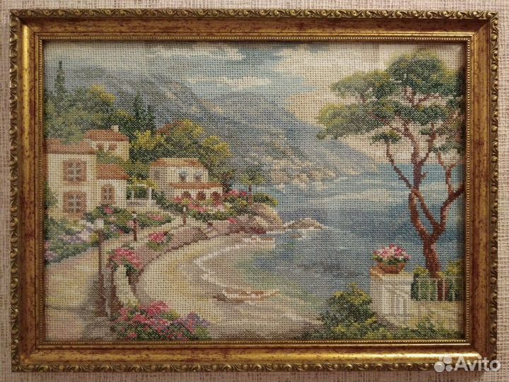 Картина вышитая крестиком