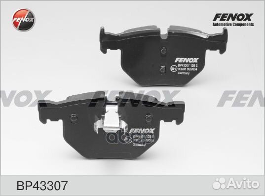 Колодки тормозные дисковые задние BP43307 fenox