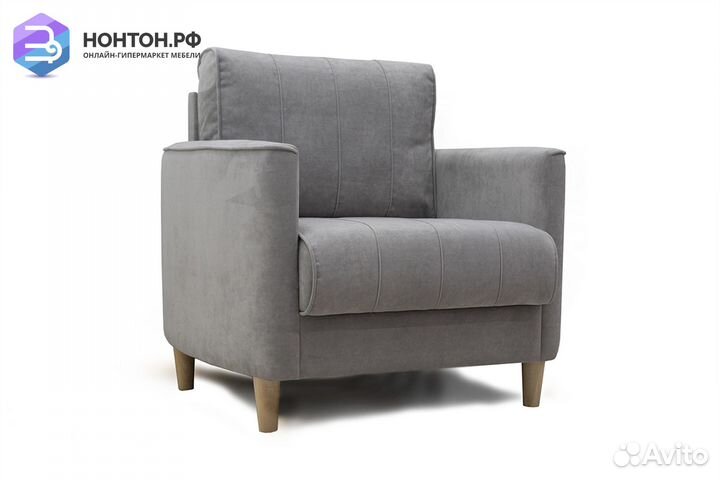 Кресло Лора серое