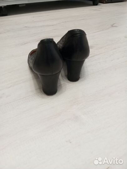 Туфли женские из Эконики, р. 38, кожа