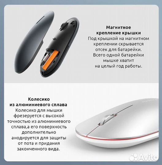 Мышь Xiaomi Fashion Elegant Mouse xmws001TM