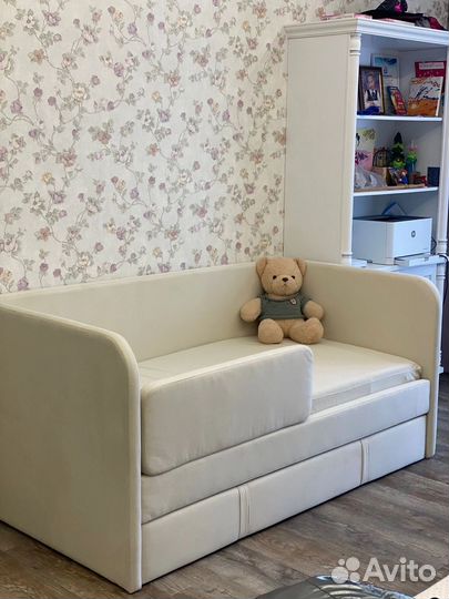 Мягкая кровать диван с ящиком быстрое изготовление