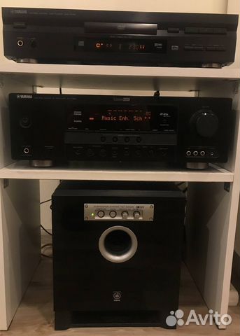Yamaha AV ресивер RX-V363 + CD/DVD плеер s-795
