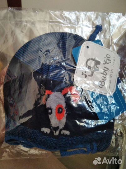 Новая шапка для младенца р. 42